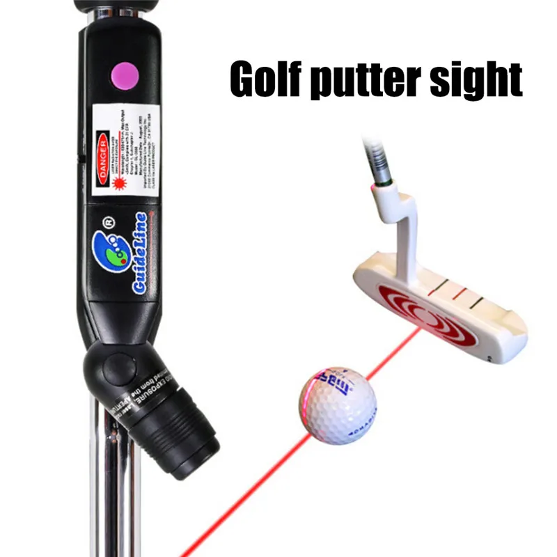 Golf Putter Laser Sight Indoor Education Putter Target Putt Help Practice Battery Operated Corrector Trainer