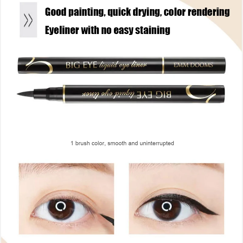 2020 women 1 Pcs Eyeliner Liquid Pen Waterproof Long Lasting Quick Drying Smooth Makeup Beauty matte eyeliner stamp eye pencil