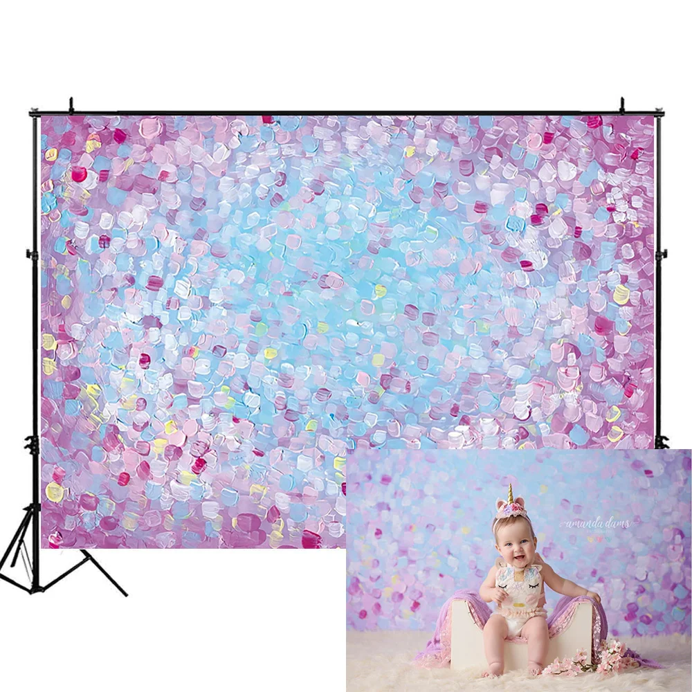 写真の背景,手描きの花,赤ちゃんのポートレート写真,1歳の誕生日のケーキの写真,背景