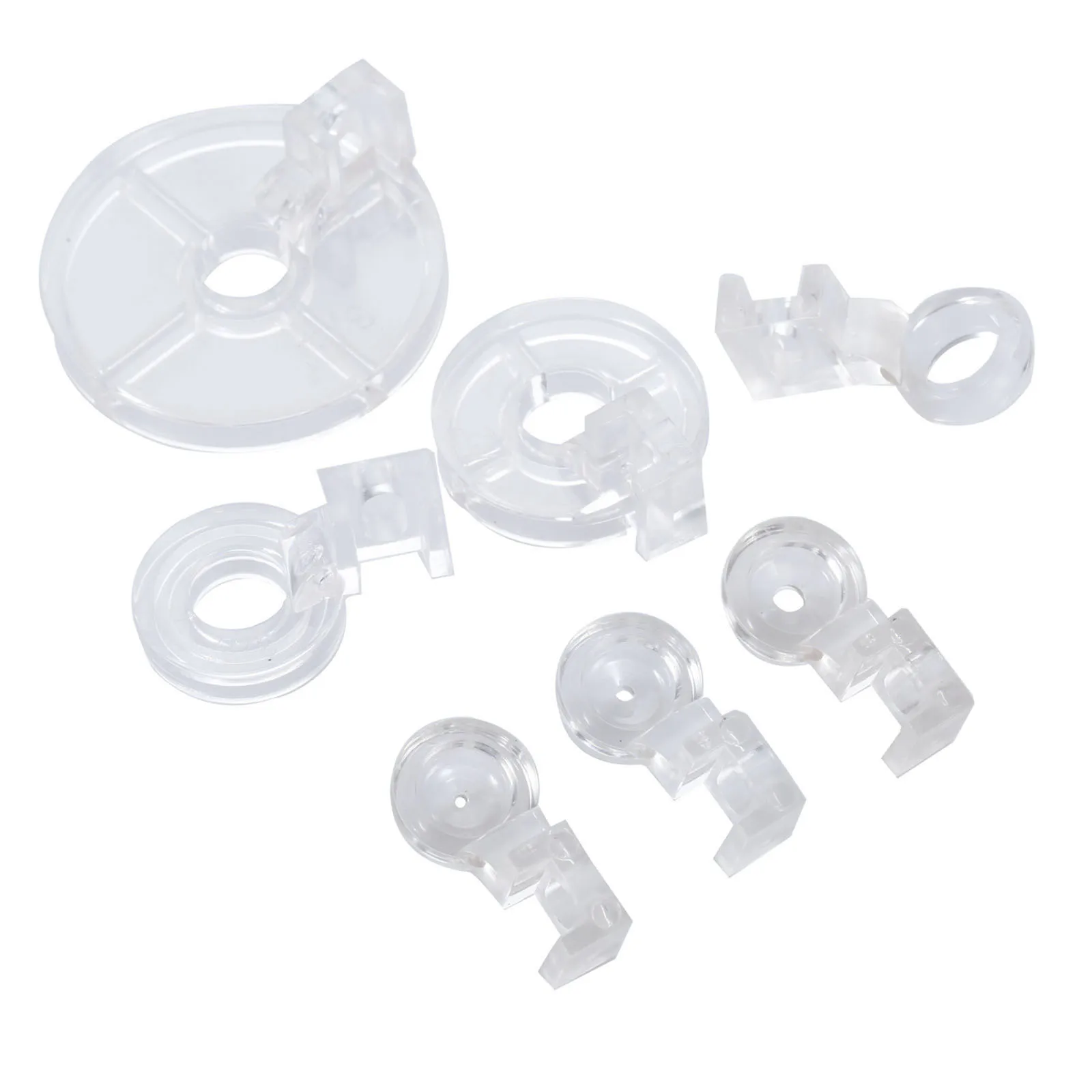 Hicello Low Shankไม้บรรทัดเท้ากรอบพลาสติกQuilting Presserจักรเย็บผ้าเครื่องมือ1/4