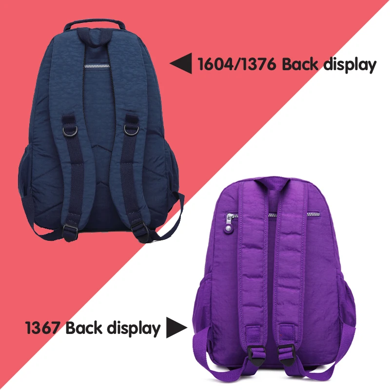 TEGAOTE Backpack Women‘s 2024 Nylon Female Travel Bags Climbing Packbag Korean Popular Bag Luxury Schoolbag Girls