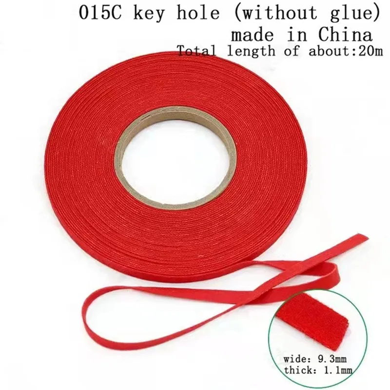 Xuan Gong Piano Tuning Tool  Parts  Keyhole Hot-Melt Adhesive Tape Red Carpet Fittings 015B 015C