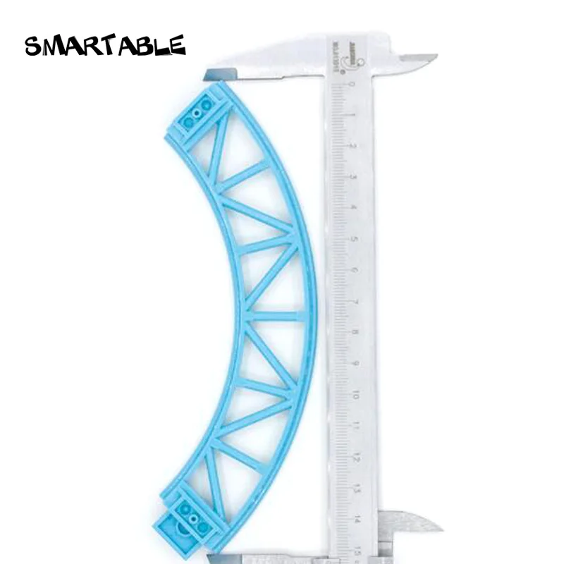 Smartable Roller Coaster Rail 13x13 Curved with Edges 2x16x3 Bow Inverted MOC Parts Building Block Toy Compatible 34738 /25061