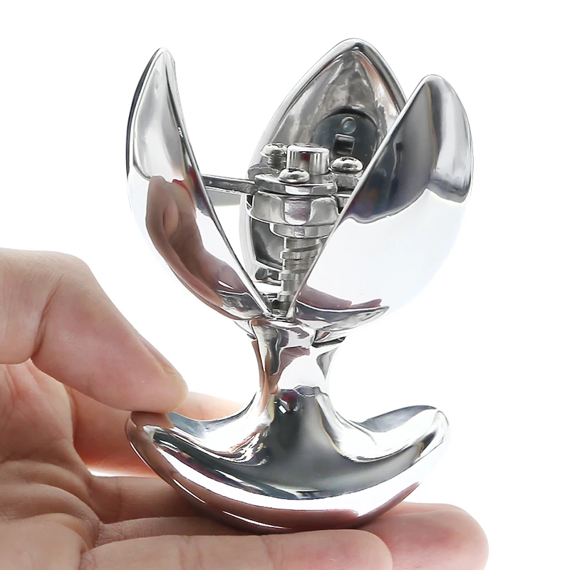 Heavy Anus Beads ASSLOCK Stainless Steel Anal Plug With Lock Expanding Ass ,asslock Butt Plug Big Buttplug Ass Trainer butt plug