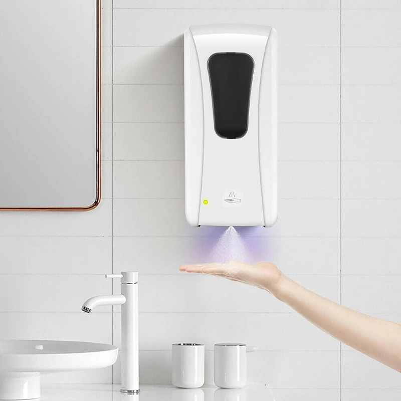 

Touchless Hand Disinfection Machine Automatic Soap Dispenser Wall-Mounted Sensor Mist Spray Hand Sanitizer Disinfection 1000ML