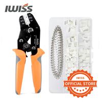 IWISS SN-01BM Mini terminals Crimping Plier kit 460pcs 2.0mm JST-PH Male/Female Connectors Kit 2/3/4/5/6 Pins Housing tool set