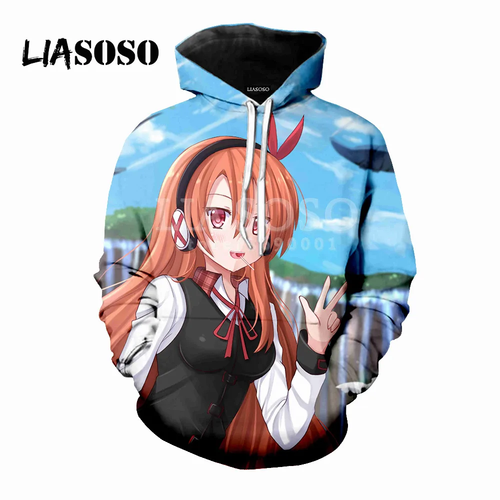 

Liaseo 2021 аниме Akame Ga Kill модные повседневные 3D принты для женщин мужчин толстовки с капюшоном свитшоты пуловеры Harajuku Хип-хоп X0574