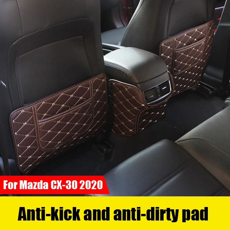 

For Mazda CX-30 2020 Modified Special Seats Rear Anti-kick and Anti-dirty Pad Car Accessories Anti-kick Pad