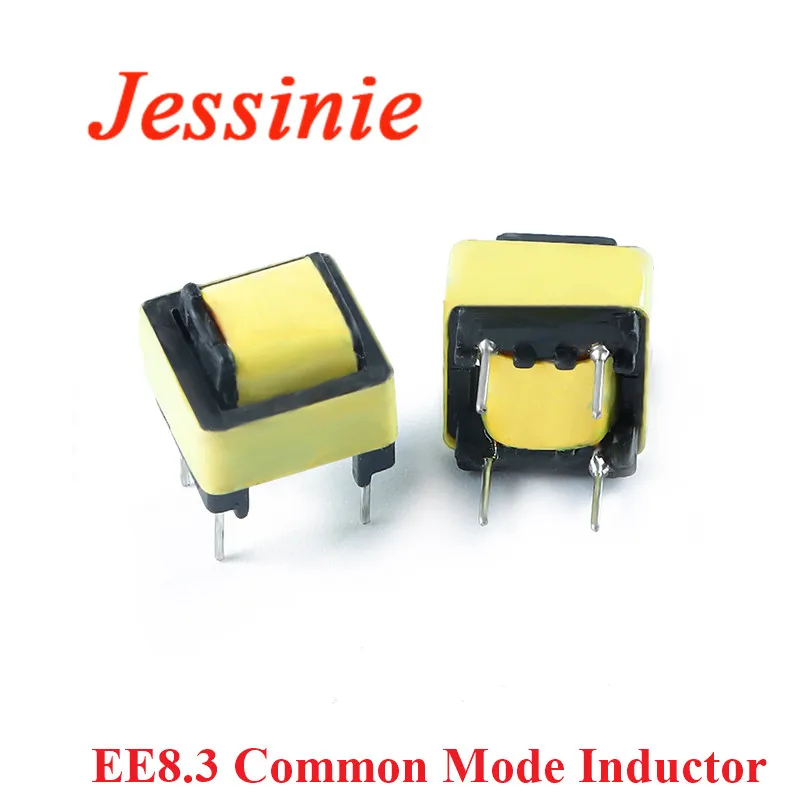 5 stücke Common Mode Induktivität EE 8,3 EE10 EE12 10MH 20MH 30MH 40MH 50MH 60MH 100MH Power Filter Induktivität Spule transformator