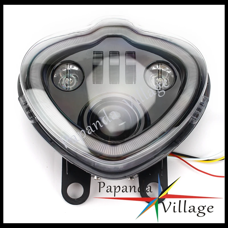 12V Motorcycle LED Headlight High/Low Headlamp DRL Running Light Lamp Assembly 32W/60W For Kawasaki Vulcan S 650 EN650 2015-2021