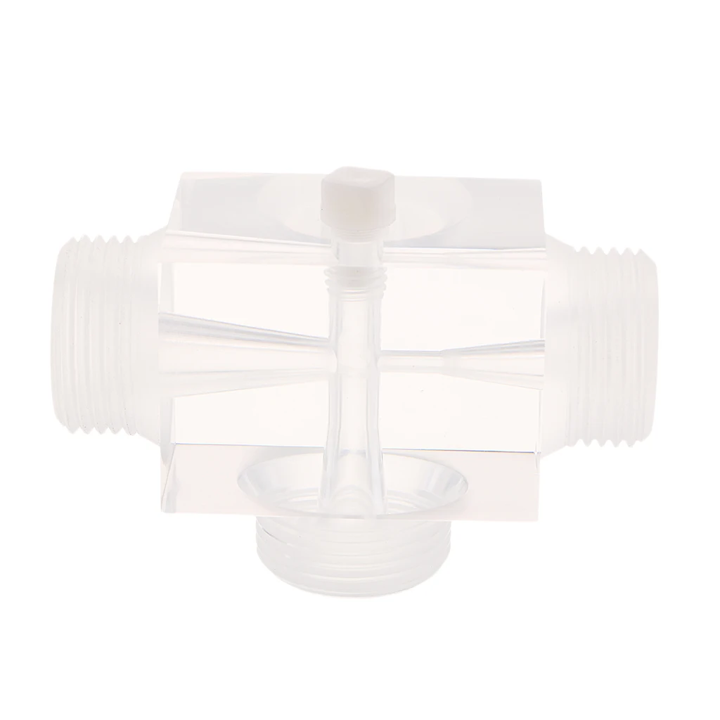 s Jet Aerator Of Venturi Valve For Water Treatment Industry Device 60x43x43mm,Transparent Color