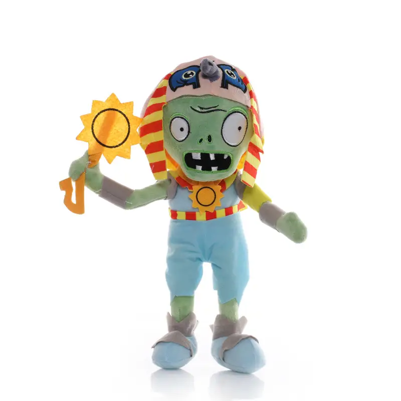 1pcs 30cm Plants vs Zombies Plush Toys PVZ Zombies Gargantuar Hats Pirate Zombies Plush Soft Stuffed Toys for Children Kids Gift - 4
