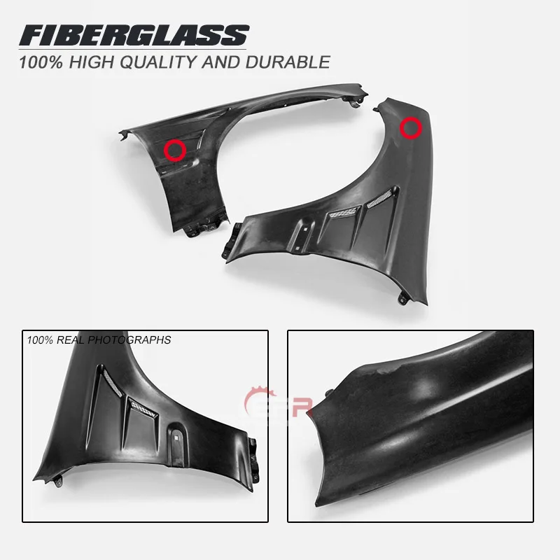 

For 96-98 Honda EK Civic Vented Style FRP Fiberglass Front Bumper Fender Mudguards Accessories kits