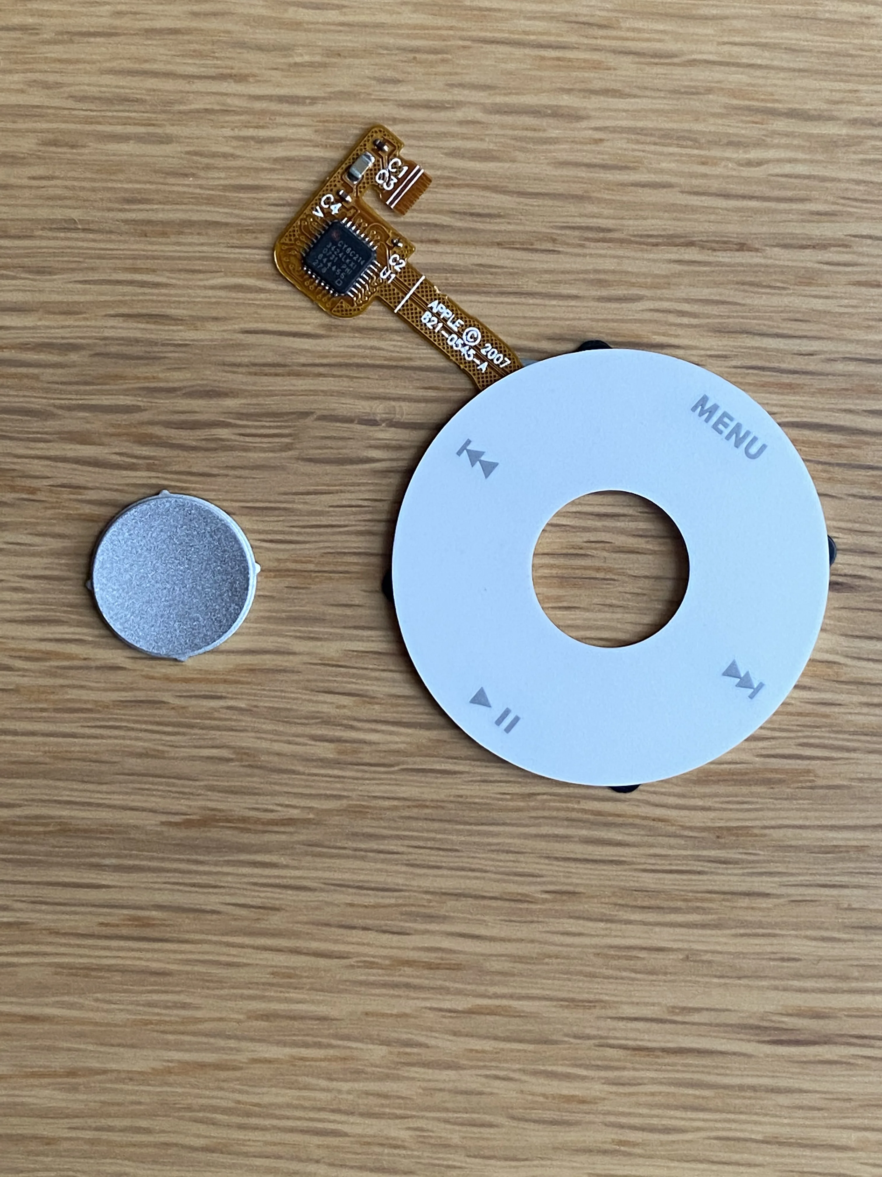 新しいクリックホイールフレックスケーブルボタン Apple iPod Classic