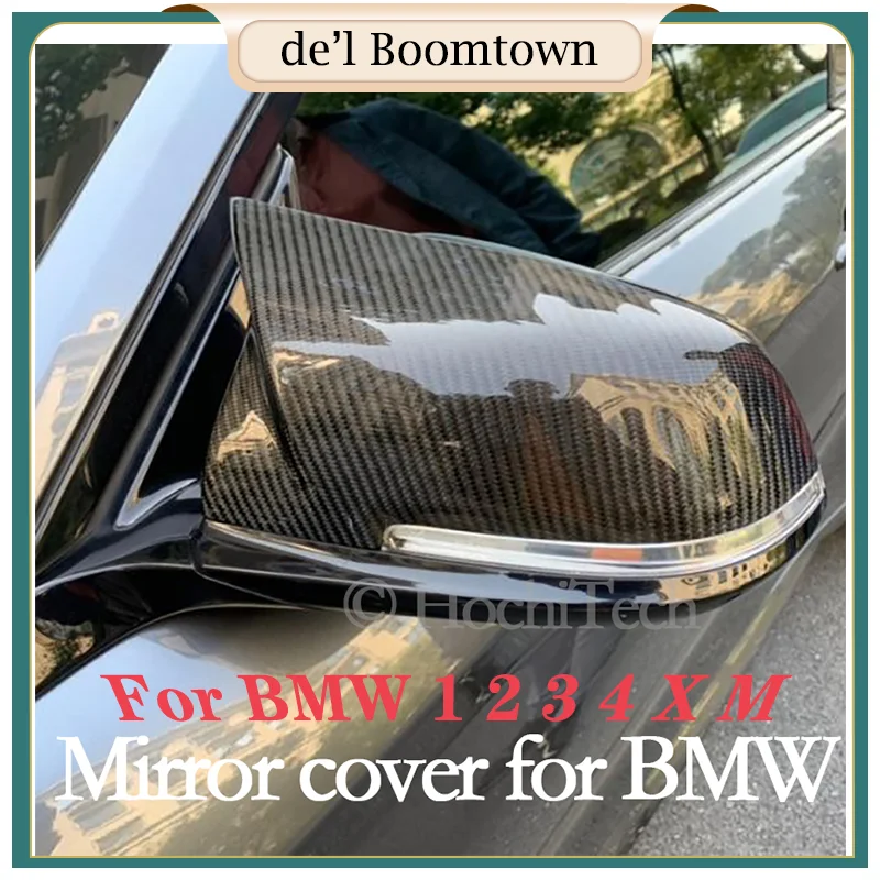 

New Carbon fiber pattern Side Wing Mirror Cover Rear-View For BMW 3 Series F30 F31 320i 328i 330i 335i Sedan & Touring 2012-up