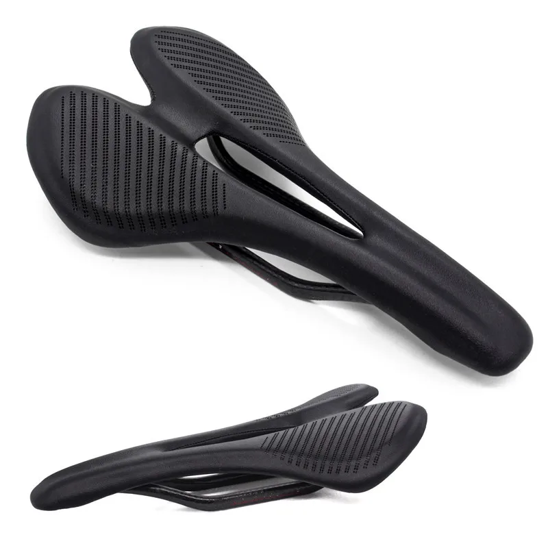 Full Carbon Fiber Road Mtb Bicyle Saddle 3K T700 Carbon Bike Saddle Super Light Leather Cushions Ride Bicycle Seat