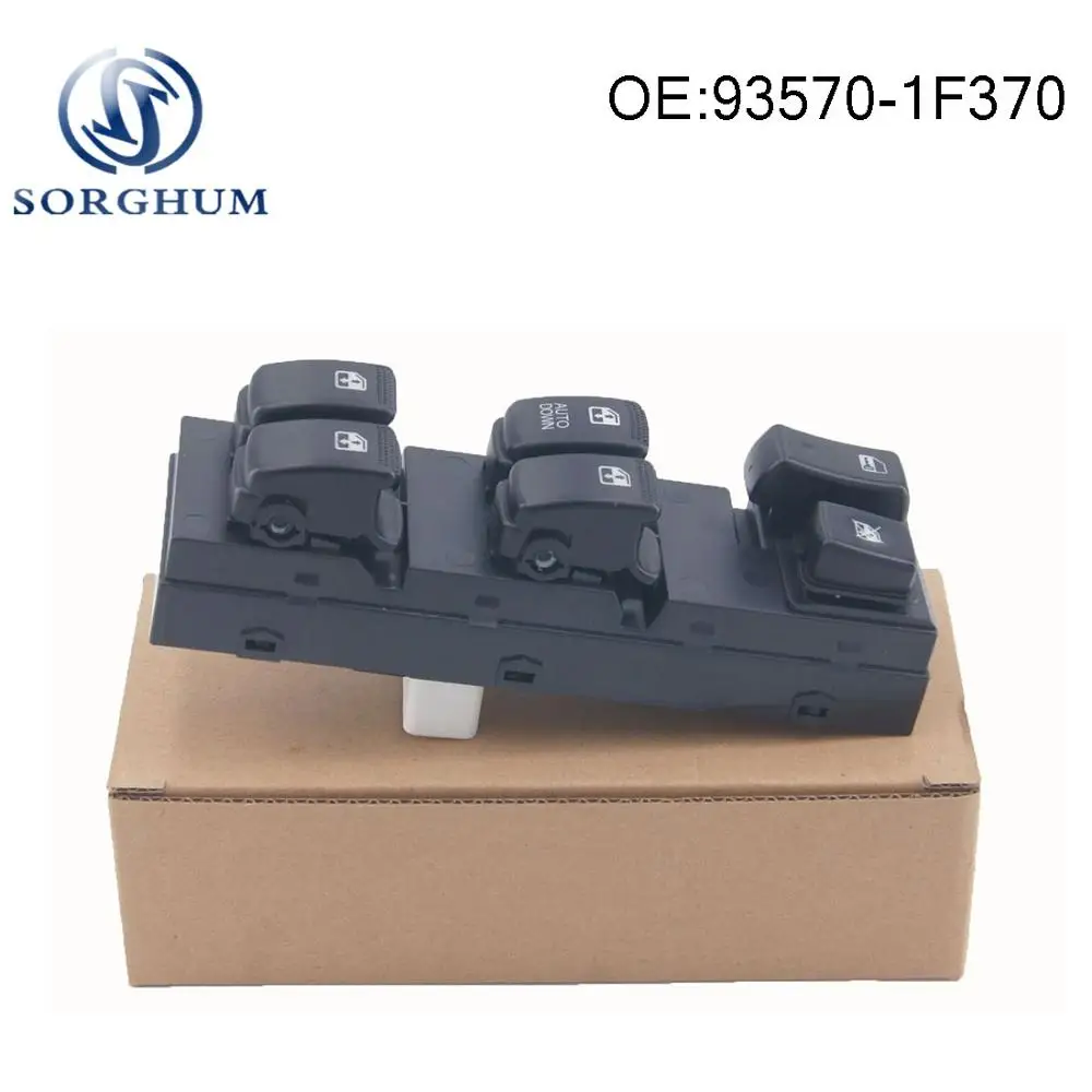 LHD Window Switch 93570-1F370 935701F370 For Kia Sportage LX 05-10