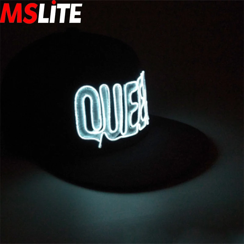 10Pcs Personalized Dome Sunscreen Flash Fluorescent Hip-Hop Hat  Stage Prop