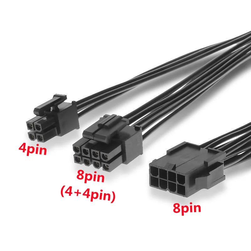 20 см 8-контактный 8-контактный 4-контактный Удлинительный кабель питания для процессора