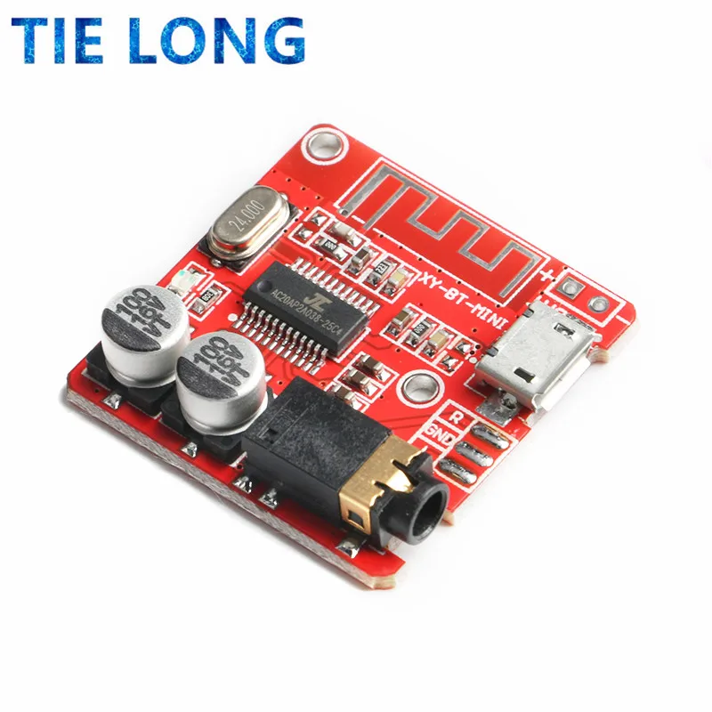 Bluetooth Audio Receiver Board Bluetooth 5.0 MP3 Lossless Decoder Board Wireless Stereo Music Module 3.7-5V XY-BT-Mini