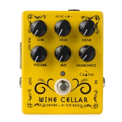 Caline CP-60 Wine Cellar Bass Driver + DI box Guitar Effects Pedal True Bypass Electric Guitar Parts & Accessories