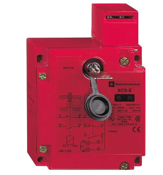 

XCSE8312 Metal safety switch XCSE - 3 NC - slow break - 2 entries tapped M20 - 24 V