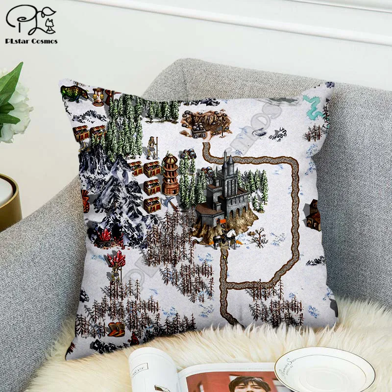 Anime Classic game 3D printed Polyester Decorative Pillowcases Throw Pillow Cover Square Zipper Pillow cases style-3 image 3