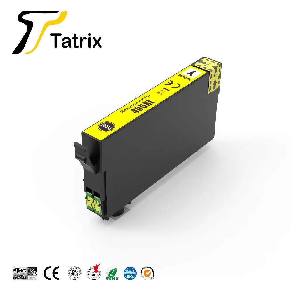 Tatrix for Epson 405XL C13T05H14010 Premium Color Compatible Printer Ink Cartridge for Epson WorkForce Pro WF-3820DWF/WF-3825DWF