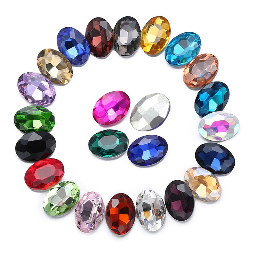 Glitter Piontback Glass Beads for Needlework Olive Crystals Strass stones trim Craft Glue On Rhinestones For Clothes Gems Stones