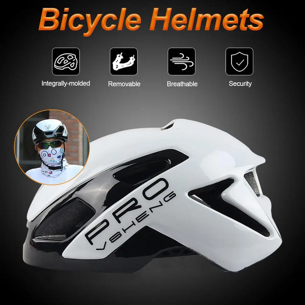 PRO Bicycle Helmet Cycling Safe Helmet Integrated Adjustable Breathable Riding Skating Helmet Multifunctional Sports Protector