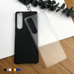 For Sony Xperia 1 10 III 5 II XZ5 XA4 Anti-fingerprint Ultra-thin Smooth Matte PC Case Hard Back Protective Cover