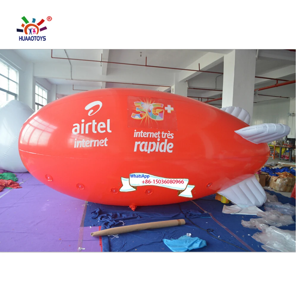 FREE Shipping 4m/13ft Inflatable Advertising Helium Blimp/Airship/Zeppeline for Events