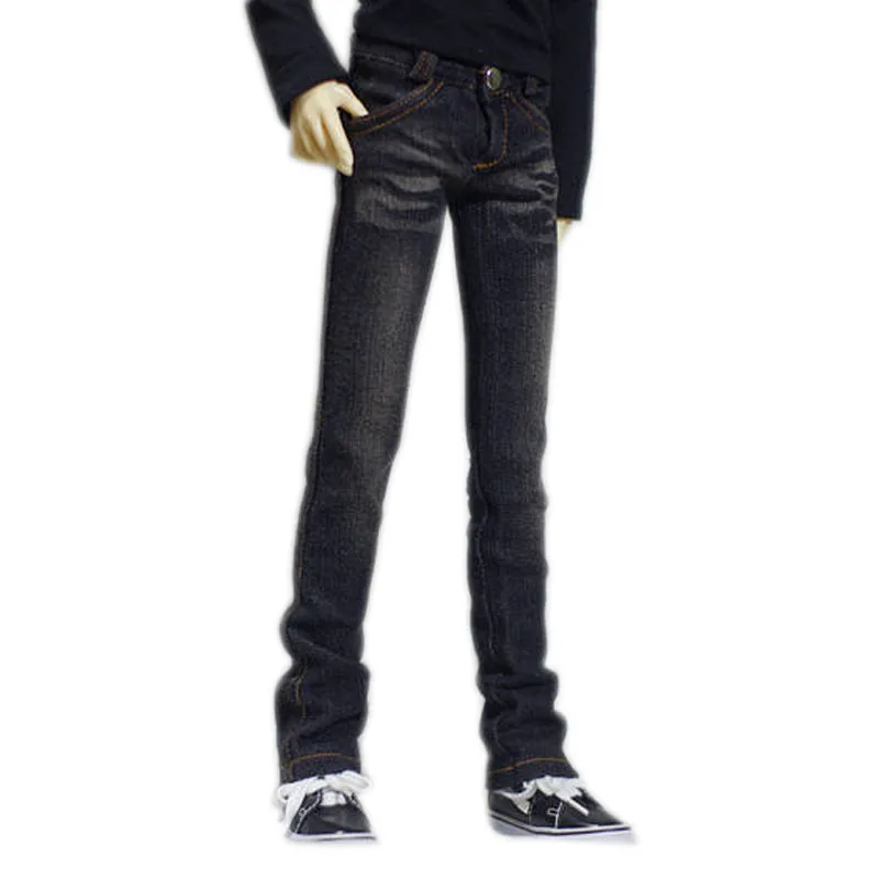 1/4 1/3 BJD clothes black pants Washed pleated jeans for BJD/SD MSD SD13 SD17 SSDF ID72 HID strong Uncle doll accessories C0176