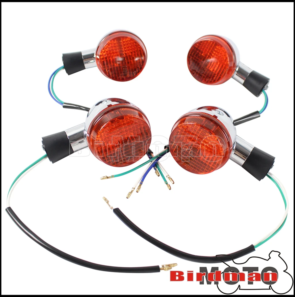 E13 Approved Motorcycle Front Rear Turn Signal Indicator Blinker Light For HONDA Shadow 400 750 VT750 VT 750 2004 2005 2006 2007