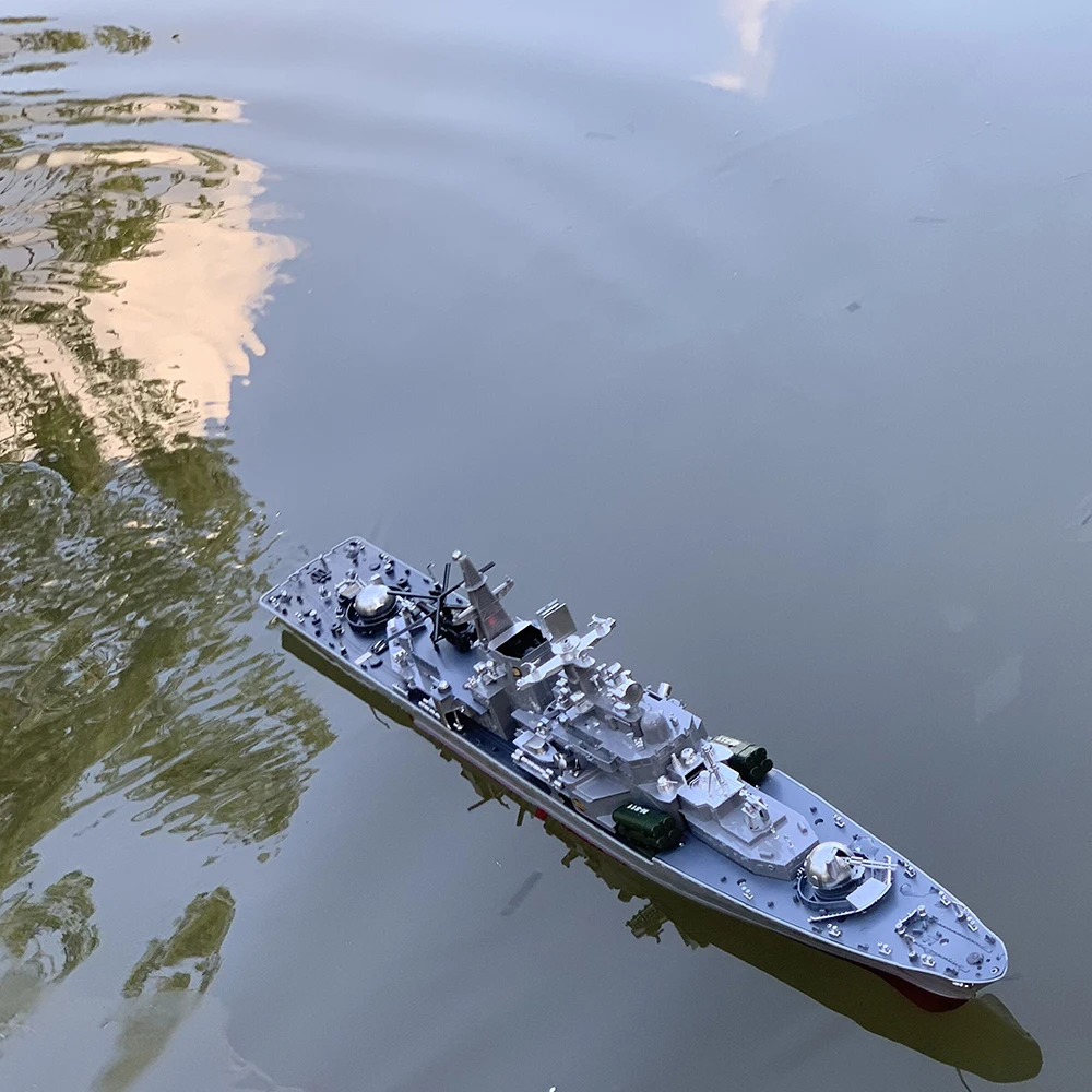 1:275 Scale 31 Inch Large Remote Controlled Warship Battleship Rc Ship On Lakes Pools Rivers Exhibits Models For Kids Boys A