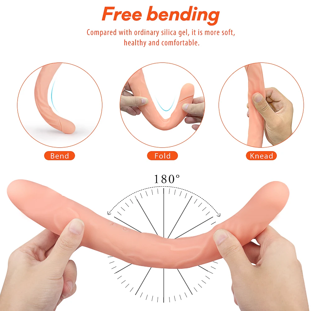 Super Long Dildo Vibrators for Women Strapless Strapon Vibrator for Lesbian Double Penetration Sex Shop for Couples Vibrators