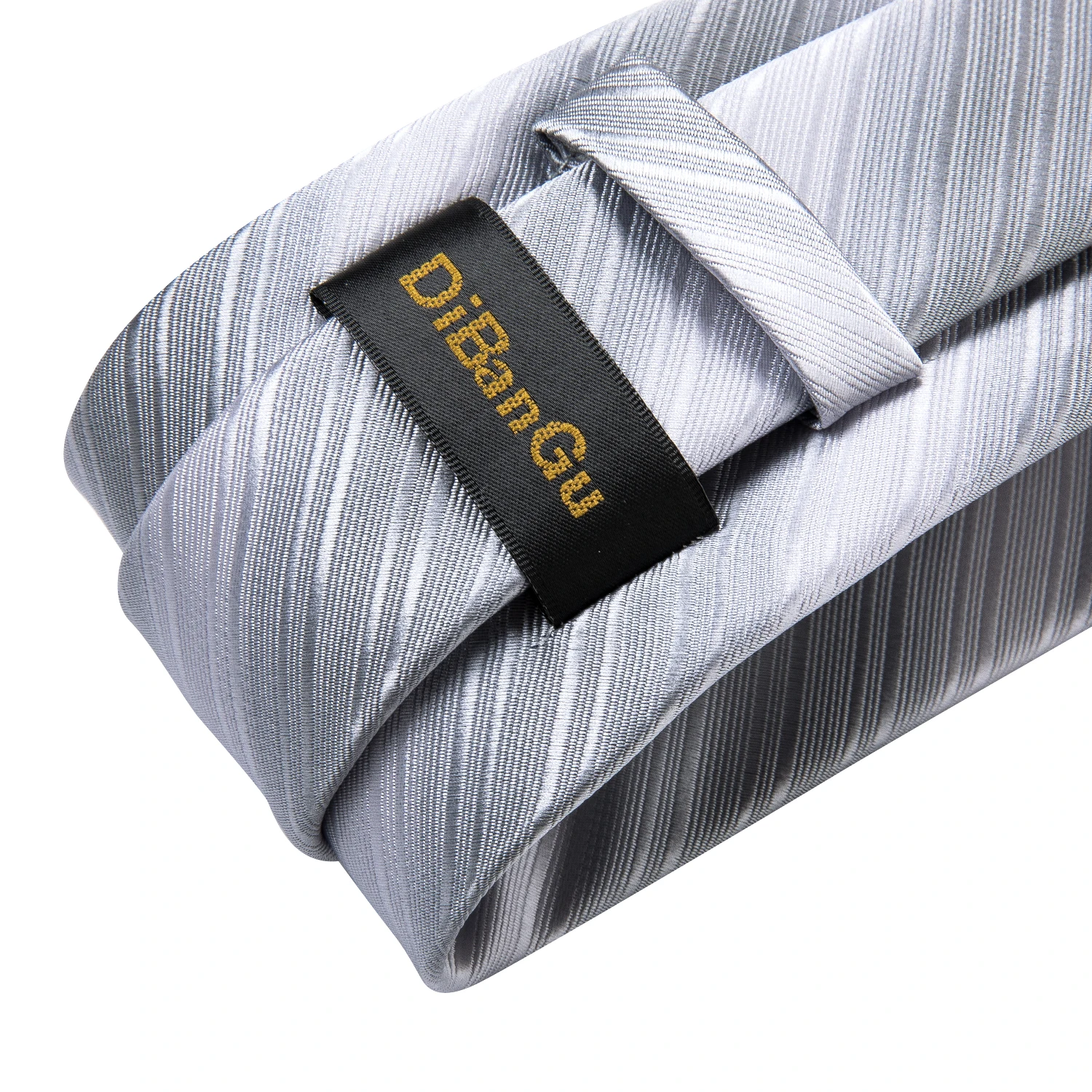 رمادي مخطط بيزلي العلاقات الحر - مراجعة Pocket Square Set وسعره