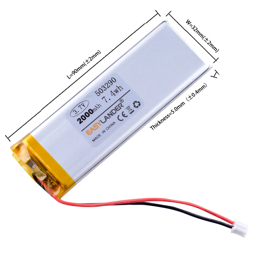 Rechargeable li-Polymer Li-ion Battery replace for bluetooth version of the KBD67 lite keyboard