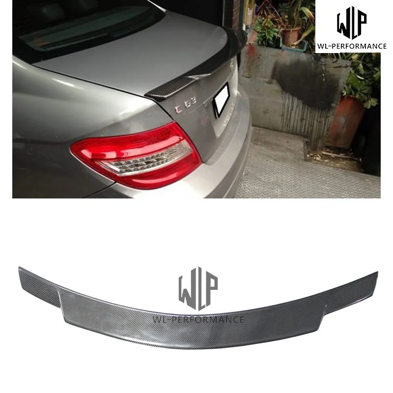 

W204 High Quality Carbon Fiber Rear Spoiler Wing Car Styling for Mercedes-benz c Class C74 Car Body Kit 2007-2014