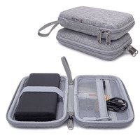 Digital Gadget Device HDD Power Bank Storage Bag for Travel Electronics Accessories USB Data Cable Earphone Organizer Case Pouch