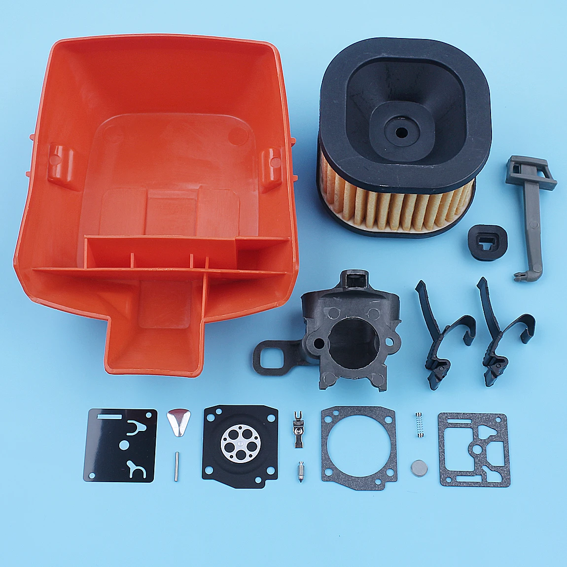 Imagem -04 - Kit Adaptador de Admake Tampa do Filtro de ar Husqvarna 372xp 365 362 371 372 Motosserra 503 81 7701 Substituição Top hd Peças Sobressalentes