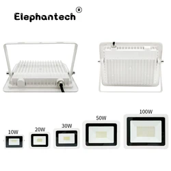 LED 투광 조명 야외 스포트라이트, 10W 20W 30W 50W 100W, LED 스포트라이트, IP68 방수 투광 조명, 정원 광장 가로등