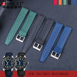 Premium Grade Tropic Rubber Watchband 20mm 22mm For seiko SRP777J1 New Watch straps Diving Waterproof Bracelet Black blue  Color