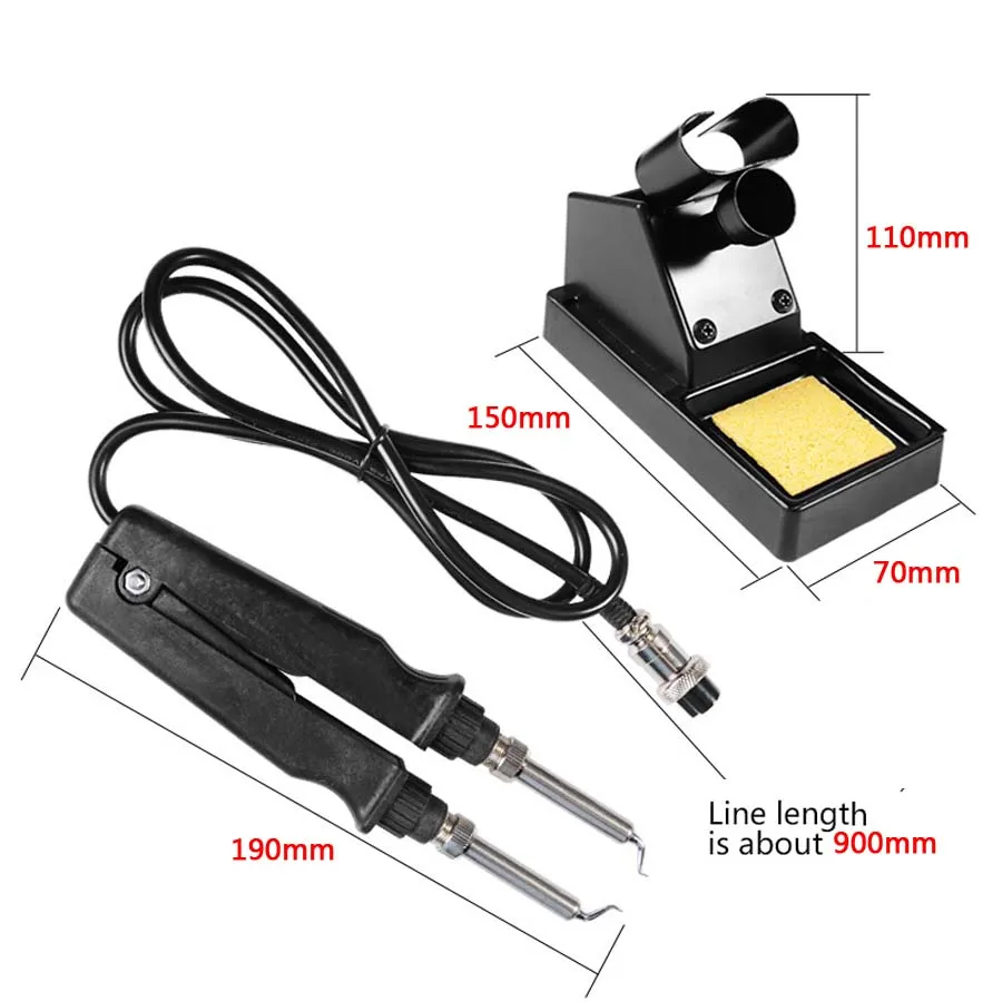 220V/110V 70W Soldering Stations 902 Type Tweezers Tin Soldering Irons Adjustable Temp Electric Solder Iron SMD Rework Stations