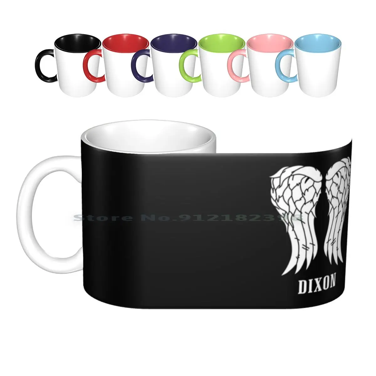 Daryl Dixon-Motorcyle Ceramic Mugs Coffee Cups Milk Tea Mug The Walking Dead Twd Dixon Daryl Dixon Motorcycle Zombie Walkers