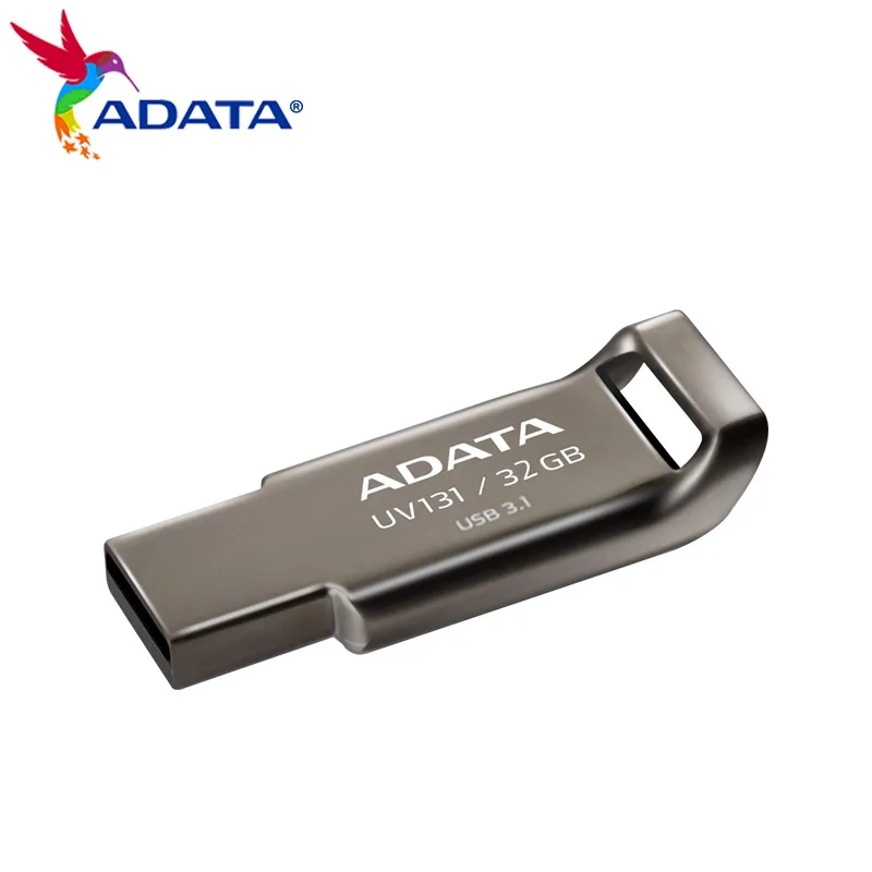 ADATA USB 3.1 Flash Disk UV131 Metal Memory Stick 64GB 32GB High Speed USB Disk Key Pendrive U Disk For PC