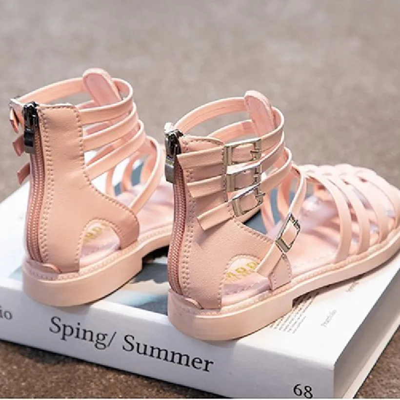 2021 mädchen Sandalen Kleinkind Schuhe Infant Baby Mädchen Schuhe Prinzessin Zip Kinder Sandalen Für Mädchen Sommer Mode Kinder Schuhe