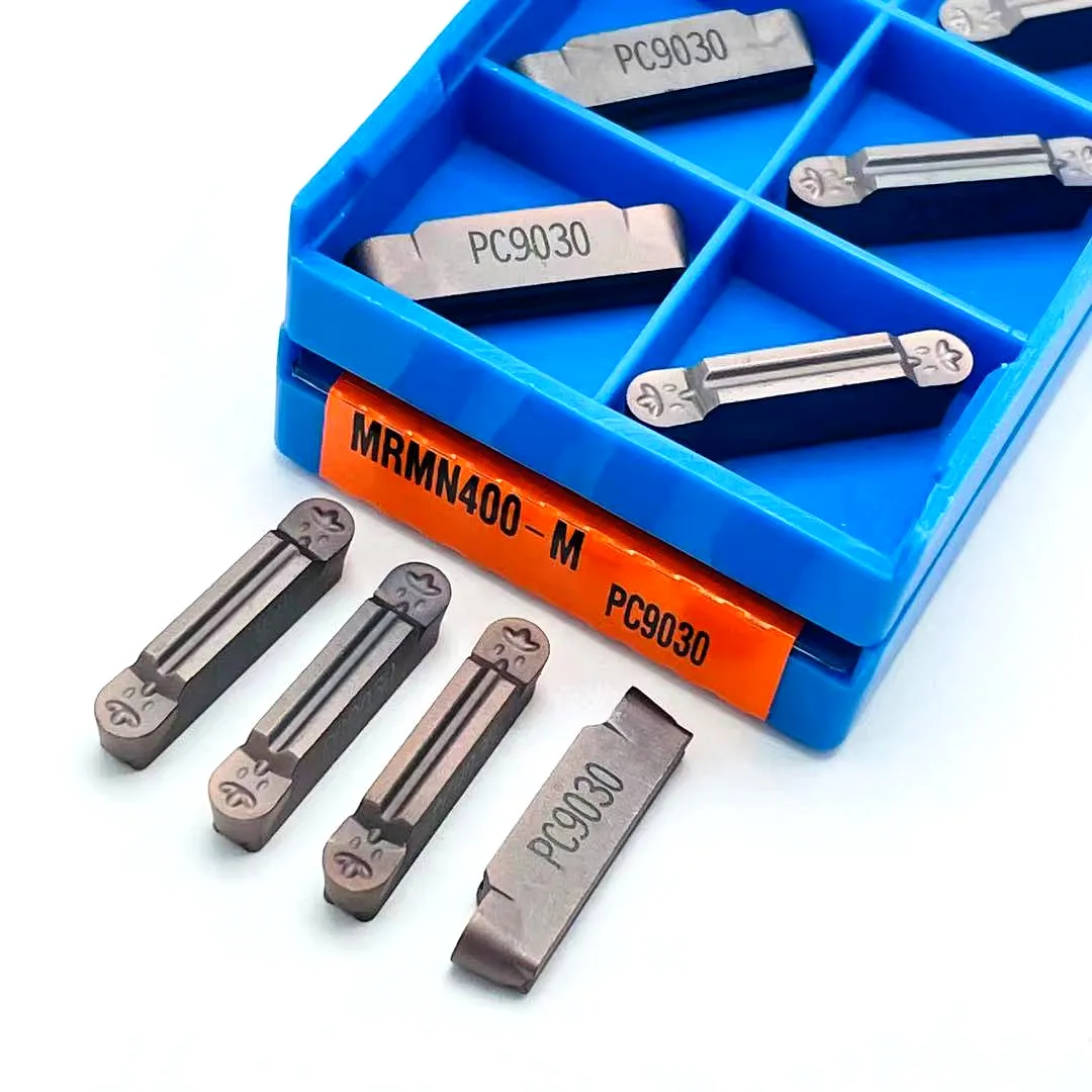 10PCS MRMN300 MRMN200 MRMN400 PC9030 Carbide inserts for machining arc grooves, grooving, turning tools, grooving tools