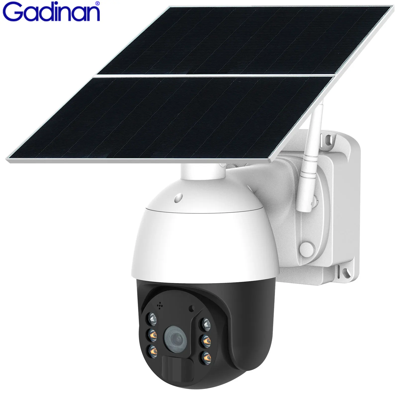 

1080P 4G IP Camera PTZ Rechargeable Battery 20W Solar Panel Outdoor Security Protection CCTV Camera Color Night Vision TF Card