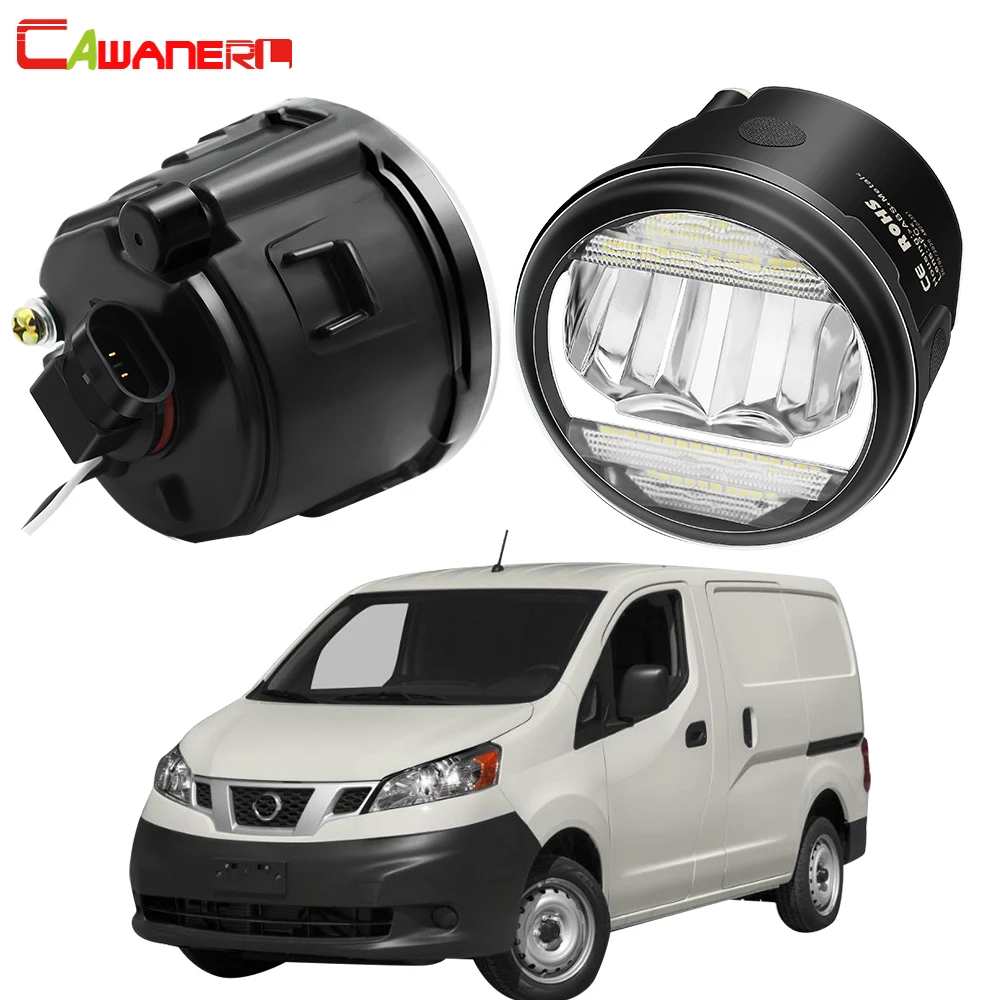 

Противотуманные фары 2 в 1 + дневные ходовые огни Автомобильные H11 передний бампер светодиодные противотуманные фары DRL 12 В для Nissan NV200 2010 2011 2012 2013 2014 2015